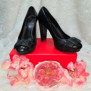 Tory Burch Black Heels
